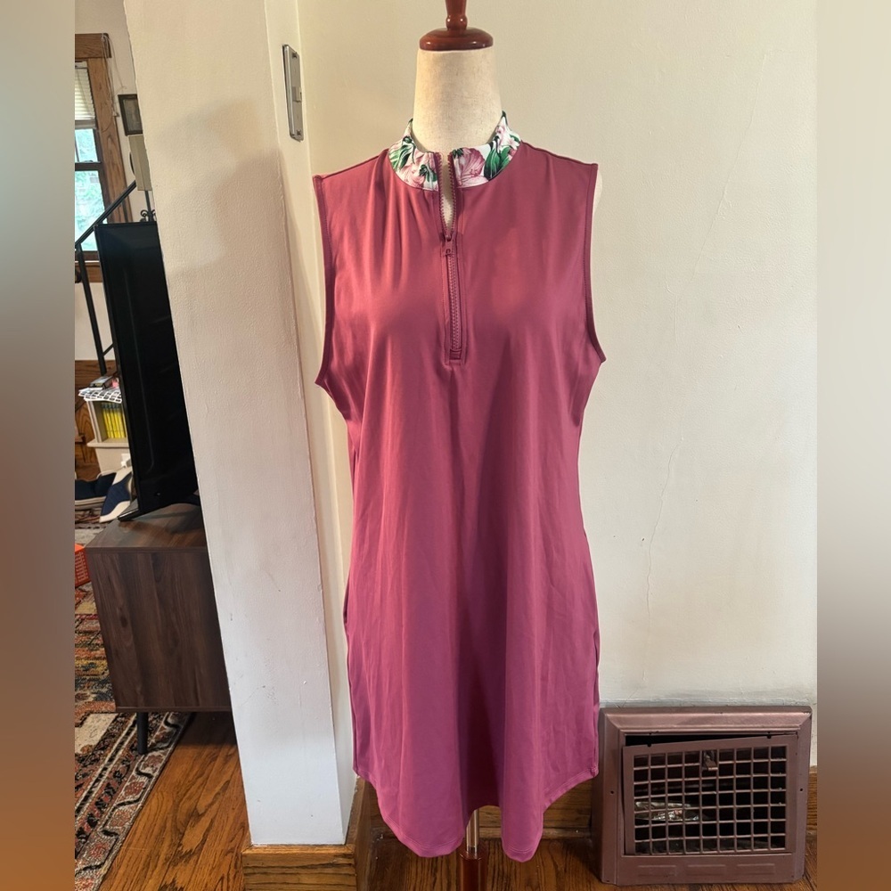 Tommy Bahama GOLF Pink Athletic Tennis Pickleball Summer Mini Dress Size XL
